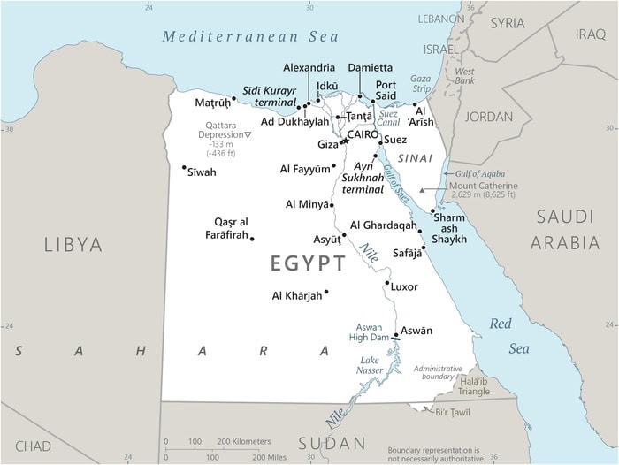 Egypt-map
