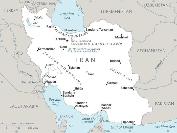Iran-map