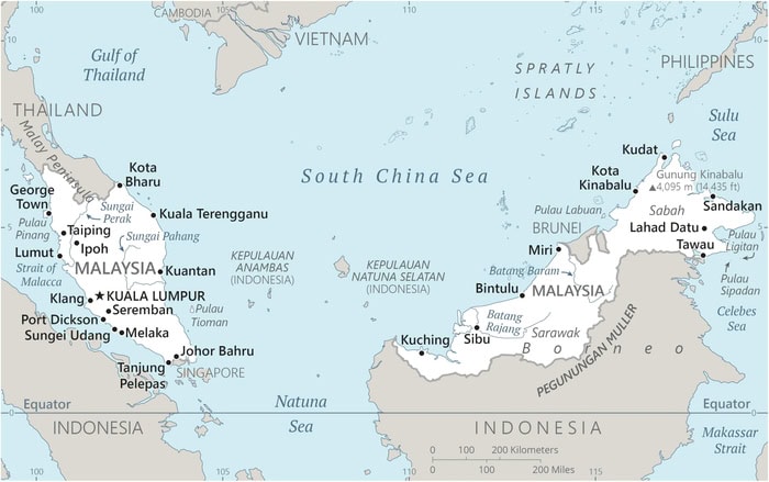 Malaysia-map