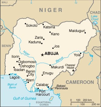 Nigeria-map