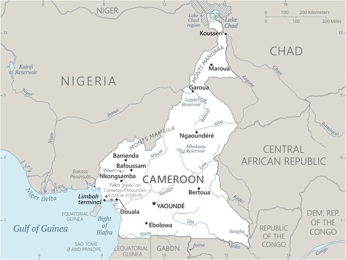 Cameroon-map