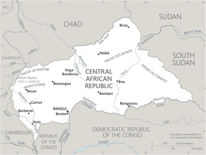 Central-African-Republic-map