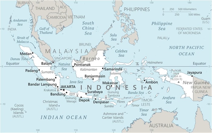 Indonesia-map