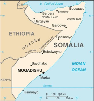 Somalia-map