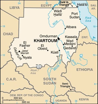 Sudan-map