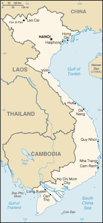 Vietnam-map